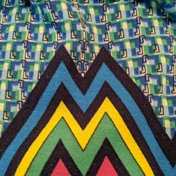 Geometric print leggings heavy fabric size M - Picture 3 of 3